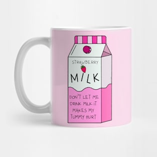 Cute Strawberry Milk Mug